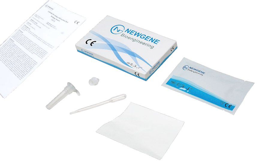Newgene Covid 19 Antigen Detection Kit 1 Self Test KIt 2in1 Saliva Nasal Swab Lotus 